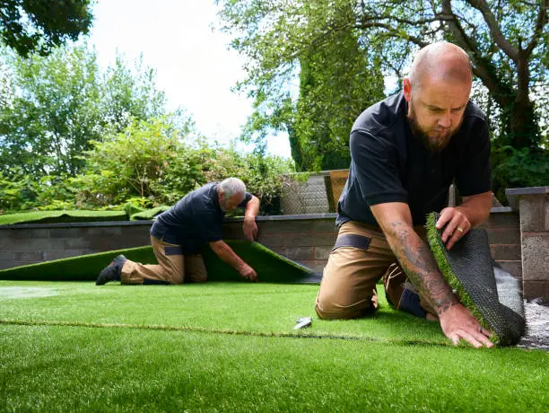 tuinen zonder gras maar groen